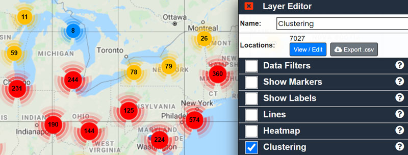 Heatmap Option Enabled