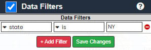 Custom Data Filter