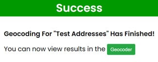 Geocoder Finished Notice