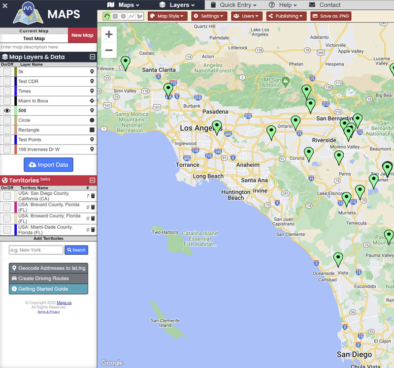 Map Maker Plot Coordinates Make Advanced Maps