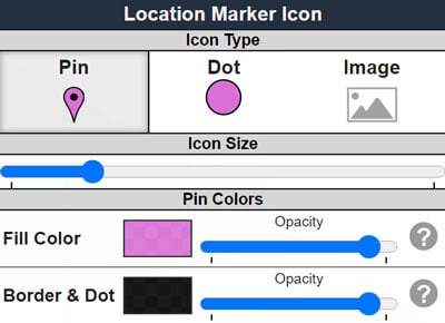 Customize marker icons
